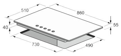 Газовая варочная панель Kaiser KG 9356 Turbo