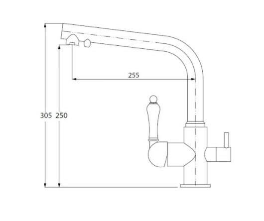 Смеситель для кухни Kaiser Vincent 31144-1