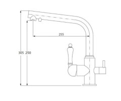 Смеситель для кухни Kaiser Vincent 31144-1