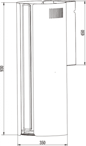 Островная вытяжка Weissgauff Sun BLDC BL