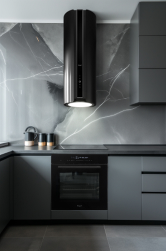 Островная вытяжка Weissgauff Sun BLDC BL