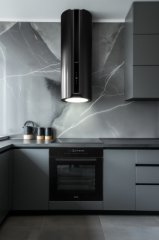 Островная вытяжка Weissgauff Sun BLDC BL