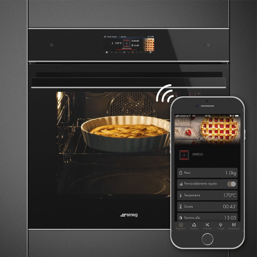Электрический духовой шкаф Smeg SFP6606WTPNX