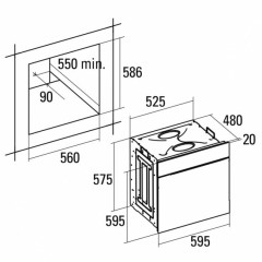 Электрический духовой шкаф Cata CDP 780 AS BK