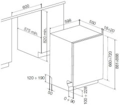 Посудомоечная машина Fulgor Milano FDW 82103