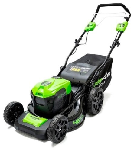 Газонокосилка электрическая greenworks 2506807uf GD40LM46SP с АКБ и ЗУ