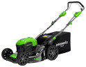 Газонокосилка электрическая greenworks 2506807uf GD40LM46SP с АКБ и ЗУ
