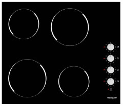 Электрическая варочная панель Weissgauff HV 640 BK
