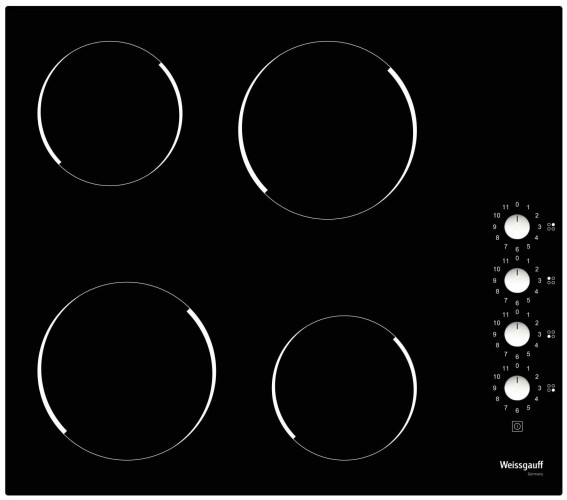Электрическая варочная панель Weissgauff HV 640 BK