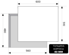 Газовая варочная панель Lex GVE 6044-1 C IV LIGHT