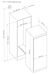 Встраиваемый холодильник Korting KSI1855