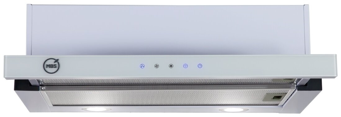 Встраиваемая вытяжка MBS Canna 260 White Glass