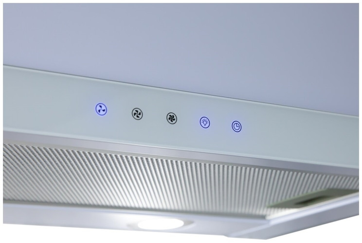 Встраиваемая вытяжка MBS Canna 260 White Glass