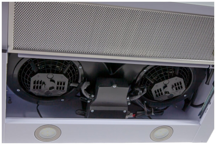 Встраиваемая вытяжка MBS Canna 260 White Glass