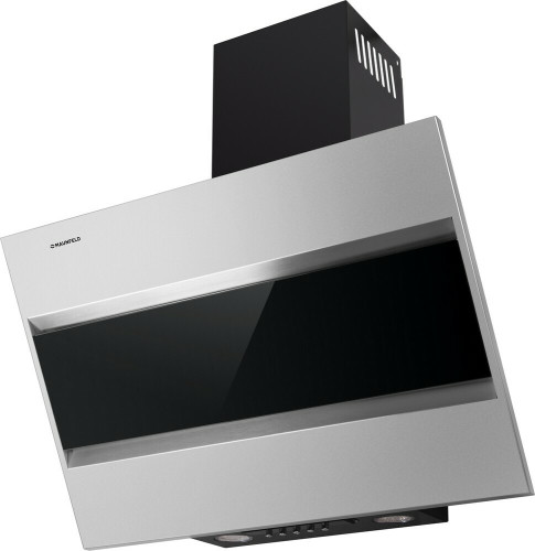 Кухонная вытяжка MAUNFELD Bridge 60 нержавеющая сталь\черное стекло