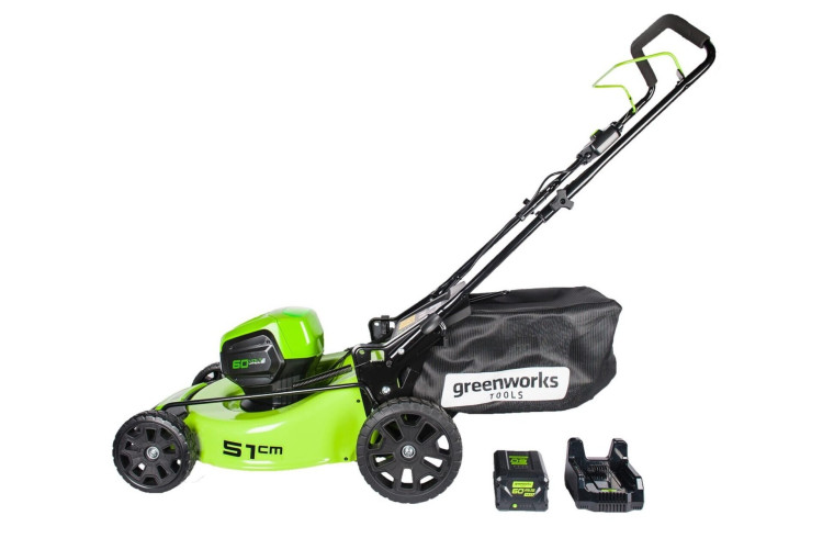 Газонокосилка аккумуляторная GreenWorks GD60LM51HPK4