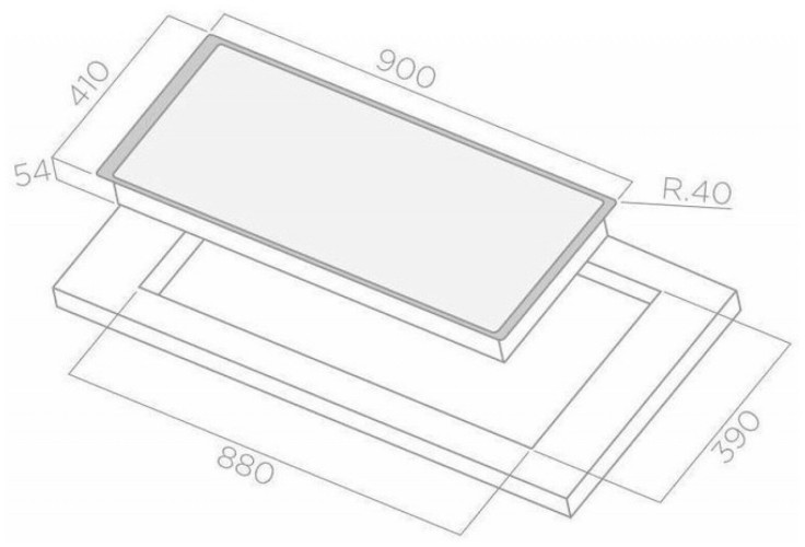 Индукционная варочная панель Elica Lien Diamond Frame 904 WH