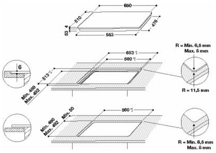 Индукционная варочная панель Whirlpool SMO 654