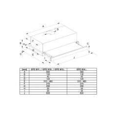 Встраиваемая вытяжка Hansa OTC 613 WGH