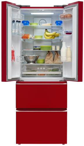 Холодильник Tesler RFD-361I RED GLASS