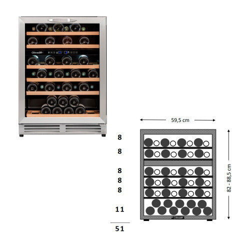 Встраиваемый винный шкаф Hansa FWC60461B