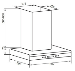 Кухонная вытяжка Hansa OKP 662 TH