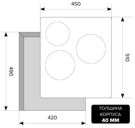 Электрическая варочная панель Lex EVH 431 BL