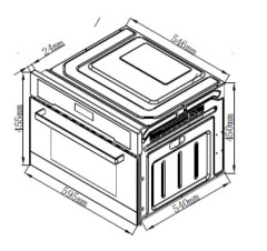 Электрический духовой шкаф Zigmund &amp; Shtain EN 101.922 S