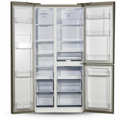 Холодильник Ginzzu NFK-610 стальной