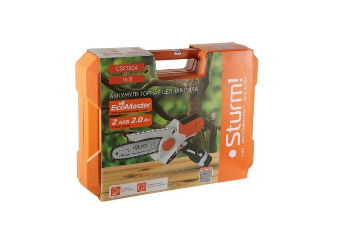 Аккумуляторная цепная пила Sturm! CSC1804