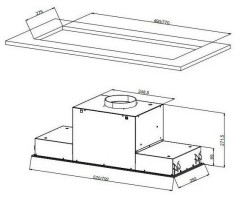 Встраиваемая вытяжка Jacky s JV BB982