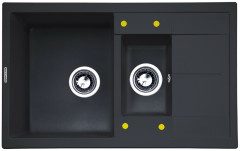 Кухонная мойка Zigmund &amp; Shtain Rechteck 780.2 черный базальт