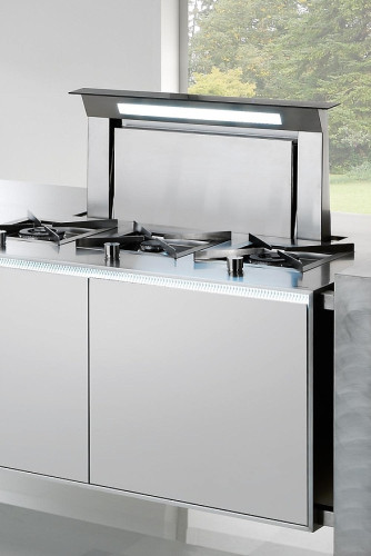 Встраиваемая вытяжка Falmec DownDraft Glass Black 120 CDDW20 E1P2 ZZZN400F