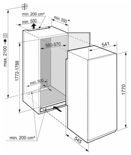 Встраиваемая морозильная камера Liebherr SIFNSF 5128 20 001
