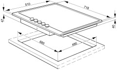 Электрическая варочная панель Smeg P875PO