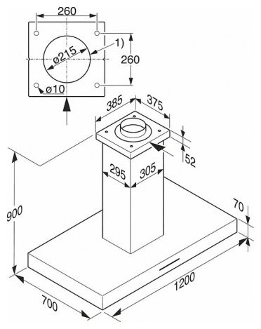Кухонная вытяжка Miele DA 424-4