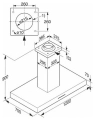 Кухонная вытяжка Miele DA 424-4