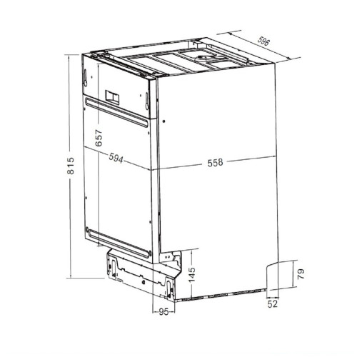 Посудомоечная машина Zugel ZDI602