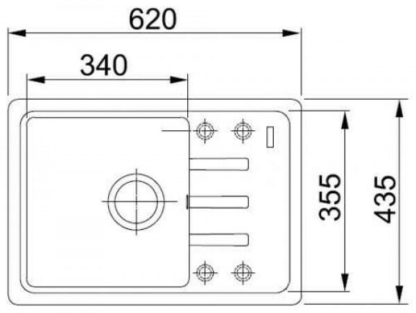Кухонная мойка Franke Malta BSG 611-62 114.0391.172 миндаль