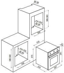 Электрический духовой шкаф Ardesia OBC 606 I