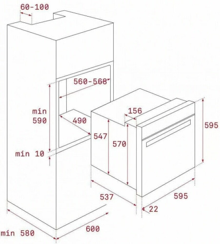 Электрический духовой шкаф Teka HCB 6535 белый 111020032