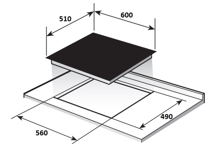 Электрическая варочная панель Kuppersberg ESO 622 F