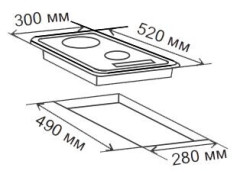 Индукционная варочная панель Electronicsdeluxe 3002.10 эви
