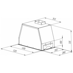 Встраиваемая вытяжка Zigmund &amp; Shtain K 014.5 W