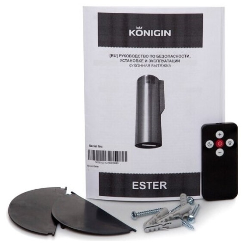 Кухонная вытяжка Konigin Ester Black Black Glass 31