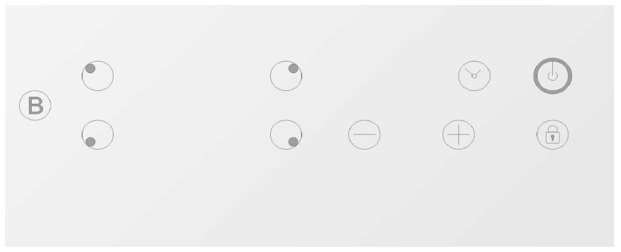 Индукционная варочная панель Lex EVI 640-1 WH