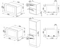 Встраиваемая микроволновая печь Smeg FMI120N2