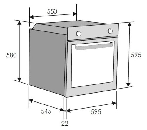 Электрический духовой шкаф Candy FCT625NL 1