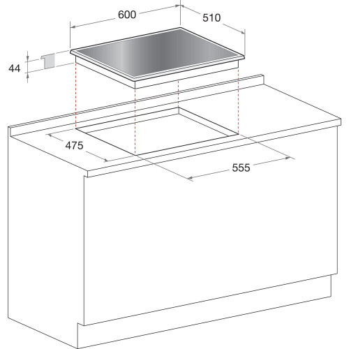 Газовая варочная панель Hotpoint-Ariston HAGD 61S/MR
