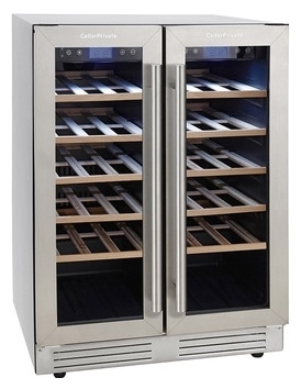 Встраиваемый винный шкаф Cellar Private CP042-2T
